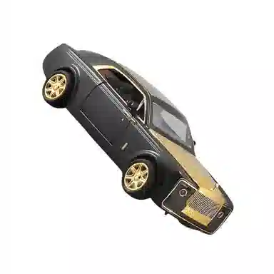 晨海蓝迪 合金车模劳斯慧影跑车 带声光回力车 成品模型