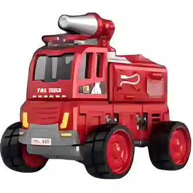 卡威 磁力片消防车 玩具