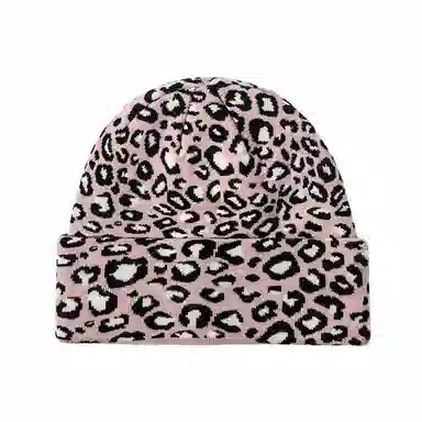 WODONBLE Leopard Knit Beanie