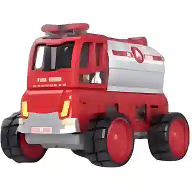卡威 磁力片消防车 玩具