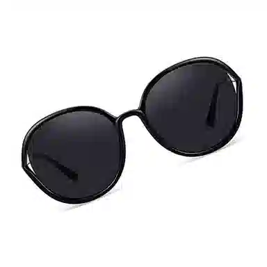 HELEN KELLER Retro Round Frame Sunglasses
