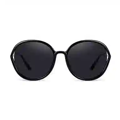 HELEN KELLER Retro Round Frame Sunglasses
