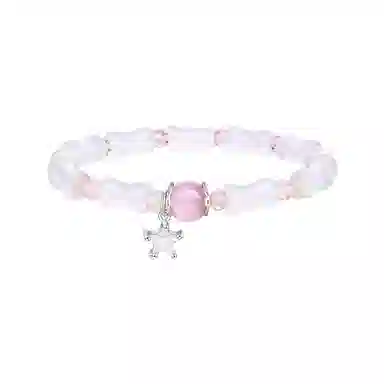 恋朵 新中式 竹节转运珠 玉髓 玉石手串 女款