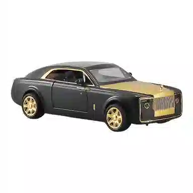 晨海蓝迪 合金车模劳斯慧影跑车 带声光回力车 成品模型