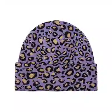 WODONBLE Leopard Knit Beanie