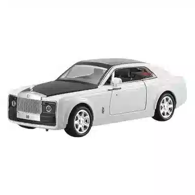 晨海蓝迪 合金车模劳斯慧影跑车 带声光回力车 成品模型