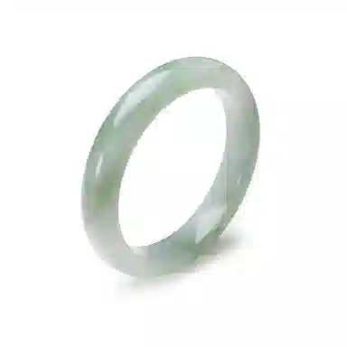 吉瑶 国风新中式  青山远黛 古风典雅 温婉国潮贵妃平安 小众素雅 天山翠 玉石手镯 女款