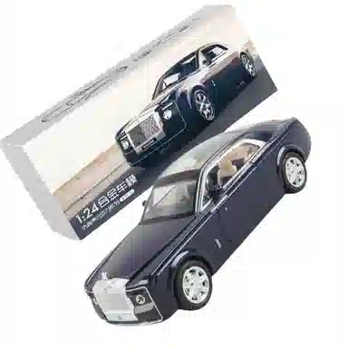晨海蓝迪 合金车模劳斯慧影跑车 带声光回力车 成品模型
