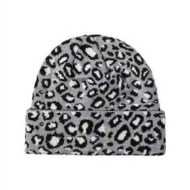 WODONBLE Leopard Knit Beanie