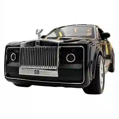 晨海蓝迪 合金车模劳斯慧影跑车 带声光回力车 成品模型