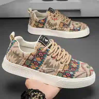 时尚百搭 日常通勤 防滑透气 低帮 板鞋 男款