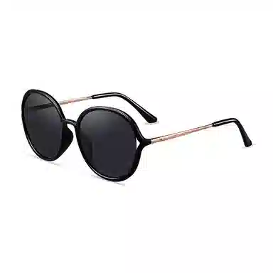 HELEN KELLER Retro Round Frame Sunglasses