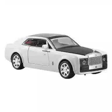 晨海蓝迪 合金车模劳斯慧影跑车 带声光回力车 成品模型