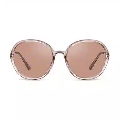 HELEN KELLER Retro Round Frame Sunglasses