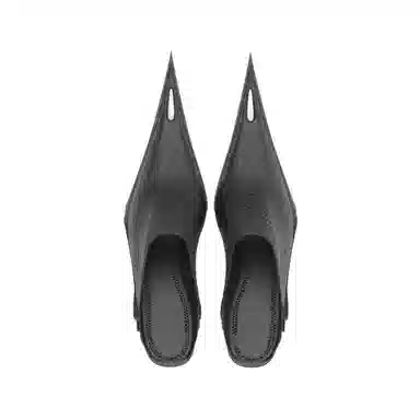 SCRY Black Clog Slides