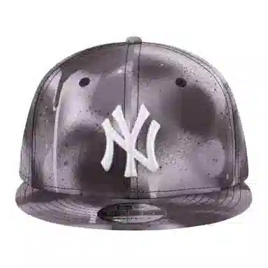 New Era Logo Cotton Baseball Cap Grey