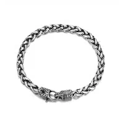 IDEAGEMER Silver Bracelet