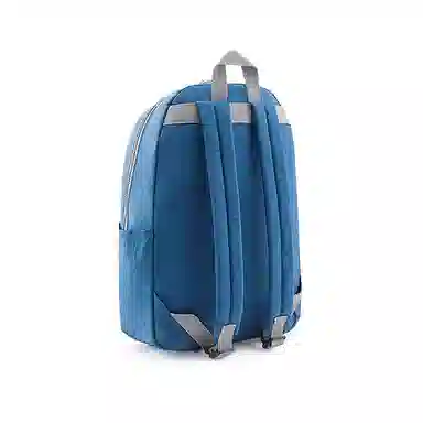 Kipling Nylon Backpack Blue Patchwork