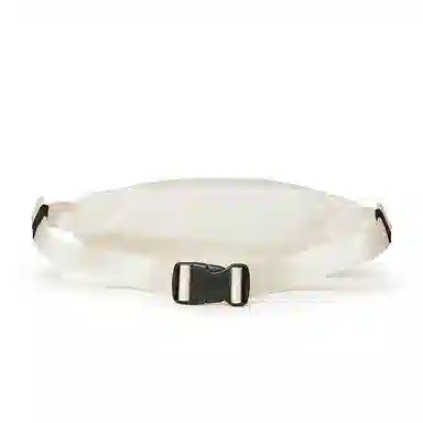 波斯丹顿 单肩包撞色斜挎包骑行挎包学生背包胸包腰包 小号 织物 男款 米白配绿