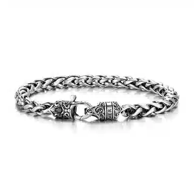 IDEAGEMER Silver Bracelet