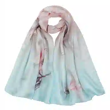 上海故事 真丝方巾 春望 桑蚕丝 丝巾 女款 礼盒装