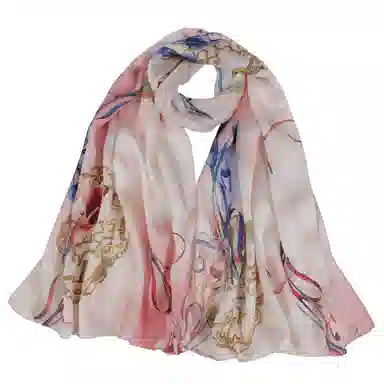 上海故事 真丝方巾 春望 桑蚕丝 丝巾 女款 礼盒装