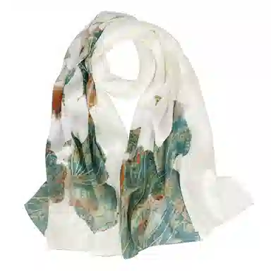 上海故事 真丝方巾 春望 桑蚕丝 丝巾 女款 礼盒装