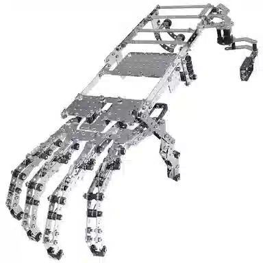 欧洛伊 科教高难度玩具 智力组装螺丝螺帽组合机械手金属 拼装模型