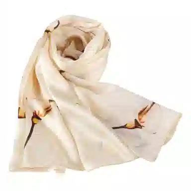 上海故事 真丝方巾 春望 桑蚕丝 丝巾 女款 礼盒装