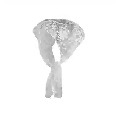 稻草人 田园风三角巾蕾丝发巾头饰绑包绑发 聚酯纤维 头巾 女款