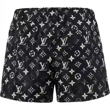 Louis Vuitton LV Logo Shorts Black