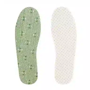 足印部落 冰凉乳胶软底舒适踩屎感夏天透气吸汗防臭通勤久站不累超软防痛 亚草 鞋垫 通用