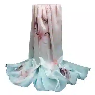 上海故事 真丝方巾 春望 桑蚕丝 丝巾 女款 礼盒装