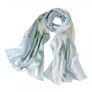 上海故事 真丝方巾 春望 桑蚕丝 丝巾 女款 礼盒装