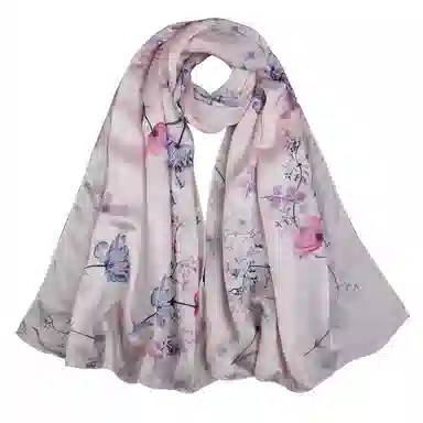 上海故事 真丝方巾 春望 桑蚕丝 丝巾 女款 礼盒装