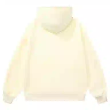 三体 太空军系列 简约基础款纯色趣味字母印花休闲宽松复古美式连帽套头百搭高街潮牌时尚学生多巴胺长袖卫衣 男女同款