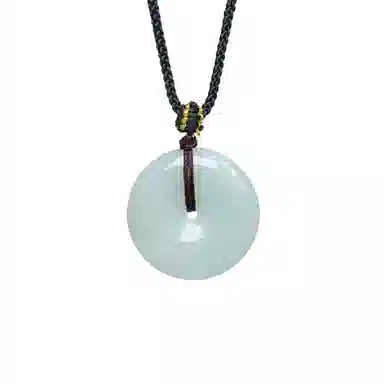 琳琯瑛新中式国风怀古玉髓平安扣吊坠男女通用