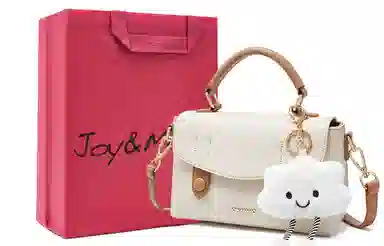 快乐玛丽女包高颜值小方包优雅气质手提包大容量斜挎包时尚百搭单肩包实用女士包包简约通勤包学生包 女款 小号 多色