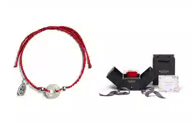 饰伴 转运平安扣国风复古平安扣小众设计手编绳如意手绳 琉璃 手链 男女同款情侣款