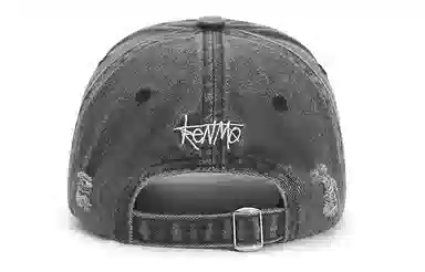 肯默 犹豫表情嘻哈潮流 棉 鸭舌帽 男女同款情侣款