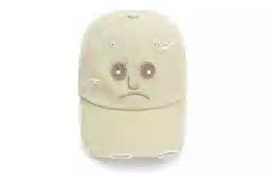 肯默 犹豫表情嘻哈潮流 棉 鸭舌帽 男女同款情侣款