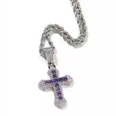 KING OF BLING Cross Pendant
