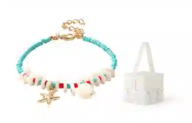 饰伴 海洋之星系列 为爱而生可调节 陶瓷 海螺 手链 男女同款情侣款