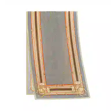 上海故事 青春素绉缎花漾郁金 桑蚕丝 丝巾 女款 礼盒装