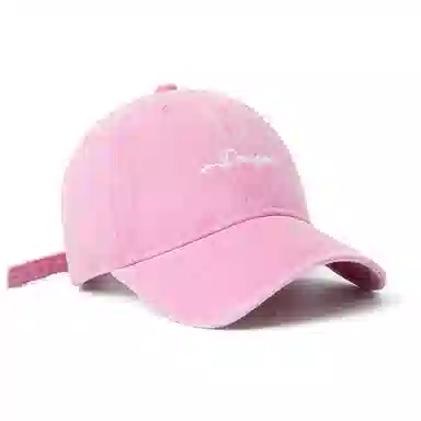 白卷 软顶休闲百搭街头水洗小字母刺绣 棉 棒球帽 男女同款情侣款