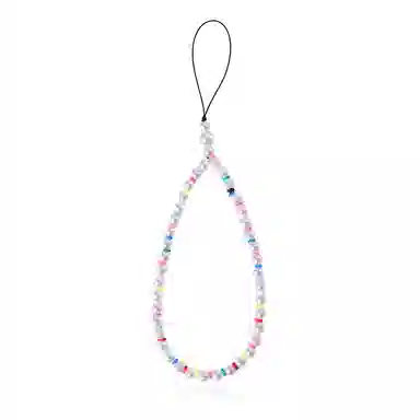 山一丸 珍珠笑脸软陶 水果五角星手机防丢挂绳 亚克力 手机链 男女同款情侣款