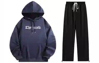 A.X.S.K Vintage Cross Rose Hoodie Set