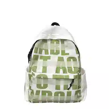 泰克森 日系可爱学院风字母韩版百搭 尼龙 双肩包 常规 女款 多色