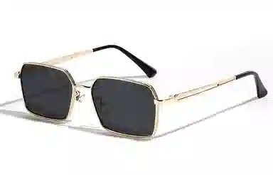 肯默 复古六边形 防紫外线墨镜 全边框遮阳 黄铜 方形 太阳眼镜 男女同款情侣款