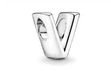 Pandora Moments V Charm Silver